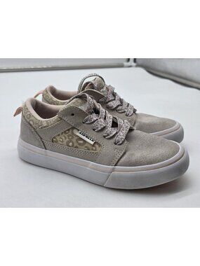 Airwalk Shoes Kids Size 13 Beige Animal Print Casual Sneakers GMAK43GX001 Damage